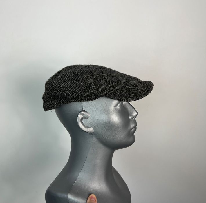 Kaszkiet Harris Tweed Wool United Kingdom Vintage 90’s