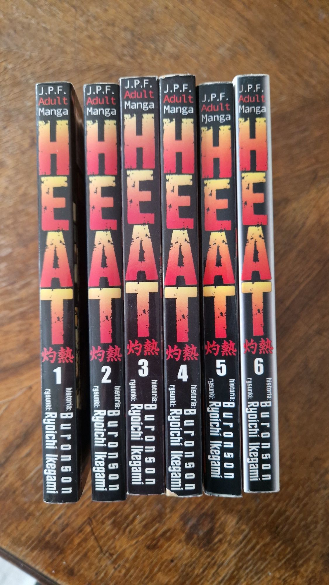 Manga Heat tomy 1-6