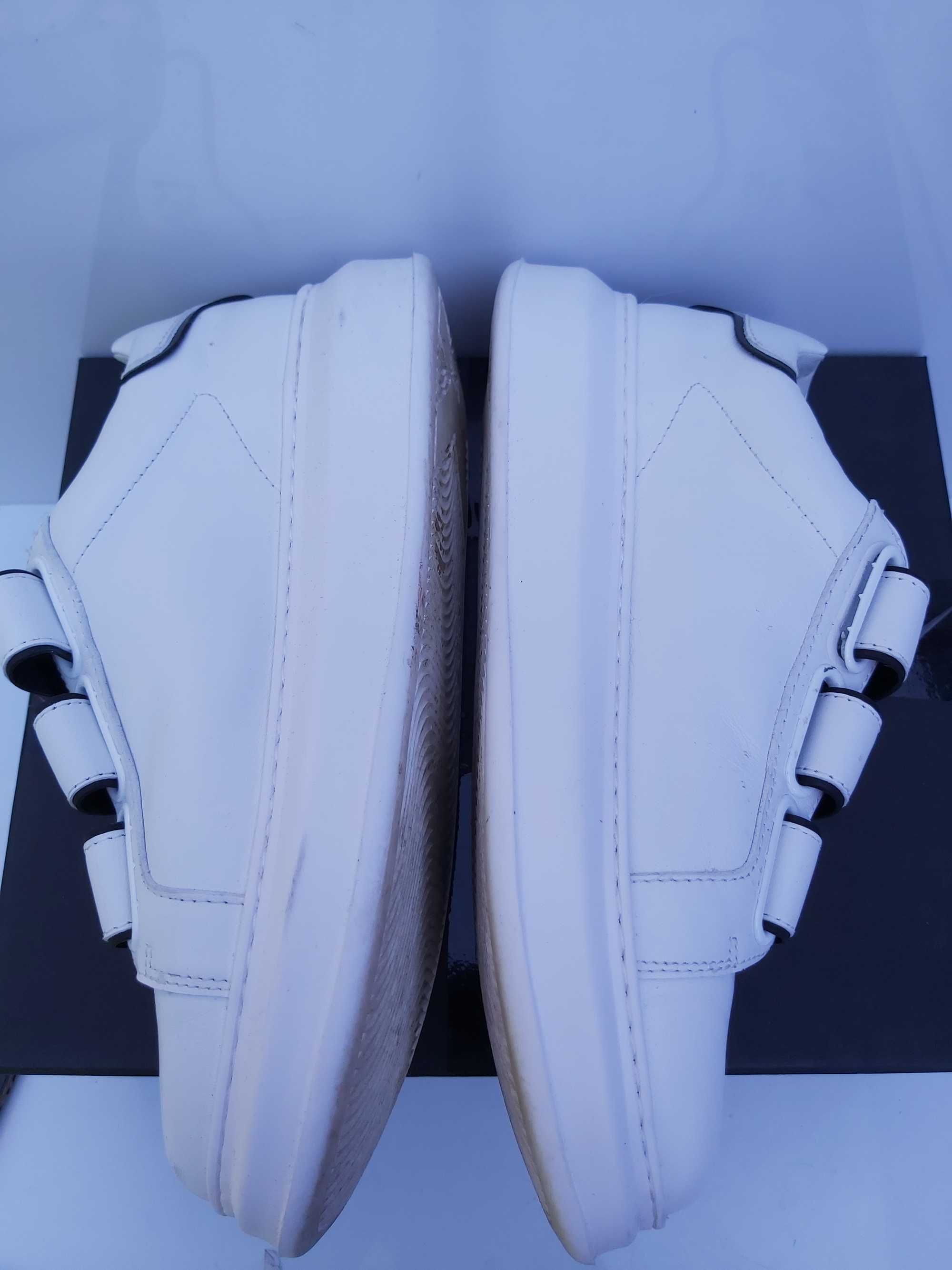 Sneakersy KARL LAGERFELD 41  czarne biale rzepy trampki tenisówki