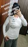Biała bluzka longsleeve Aeronautica militare
