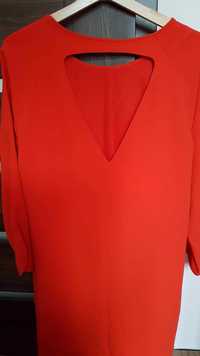 Nowa Czerwona sukienka vero moda rozm m