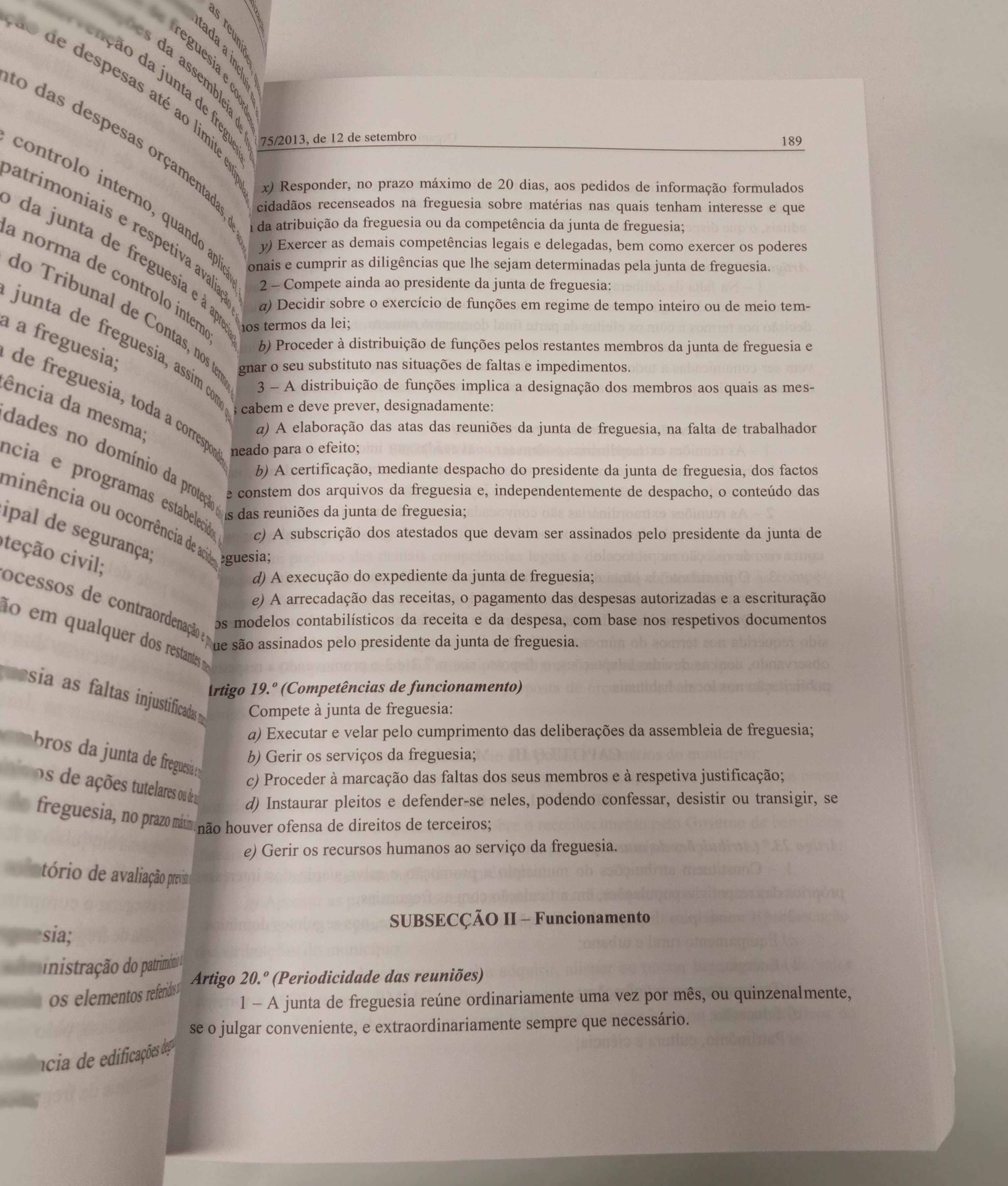 Legislação Básica das Autarquias Locais