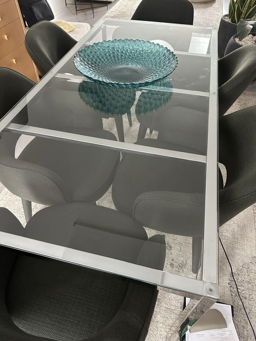 Mesa de vidro de sala (para desocupar)