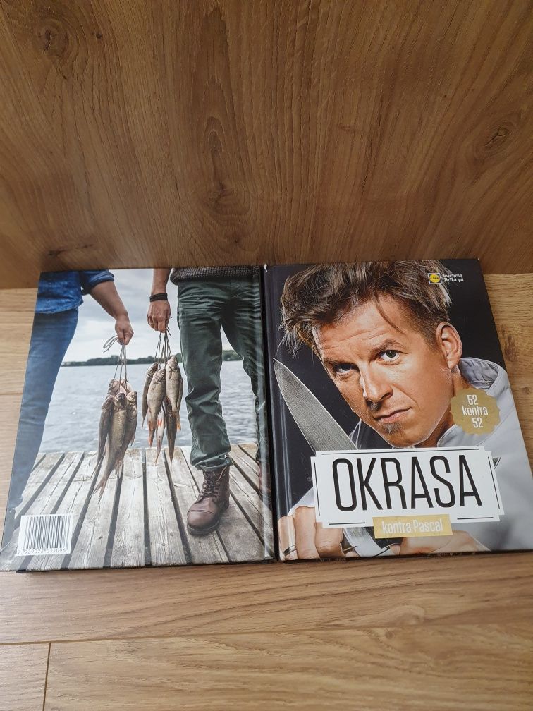 Książki kulinarne Okrasa kontra Pascal i Ryby są super