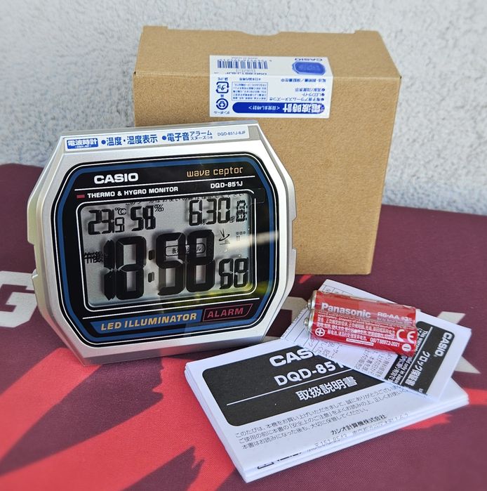DQD-851J-8JF Zegarek biurkowy budzik Casio aka A158