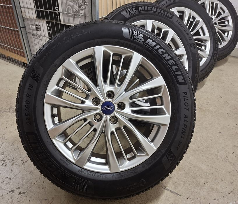 Oryginalne Koła Zimowe Ford Kuga Vignale 18"  5x108  Czujniki TPMS
