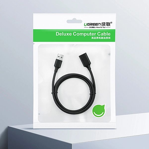 Ugreen kabel przedłużacz USB (męski) - USB (żeński) 2.0/480Mb/s 3m cza
