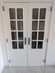 Porta dupla interior com vidro