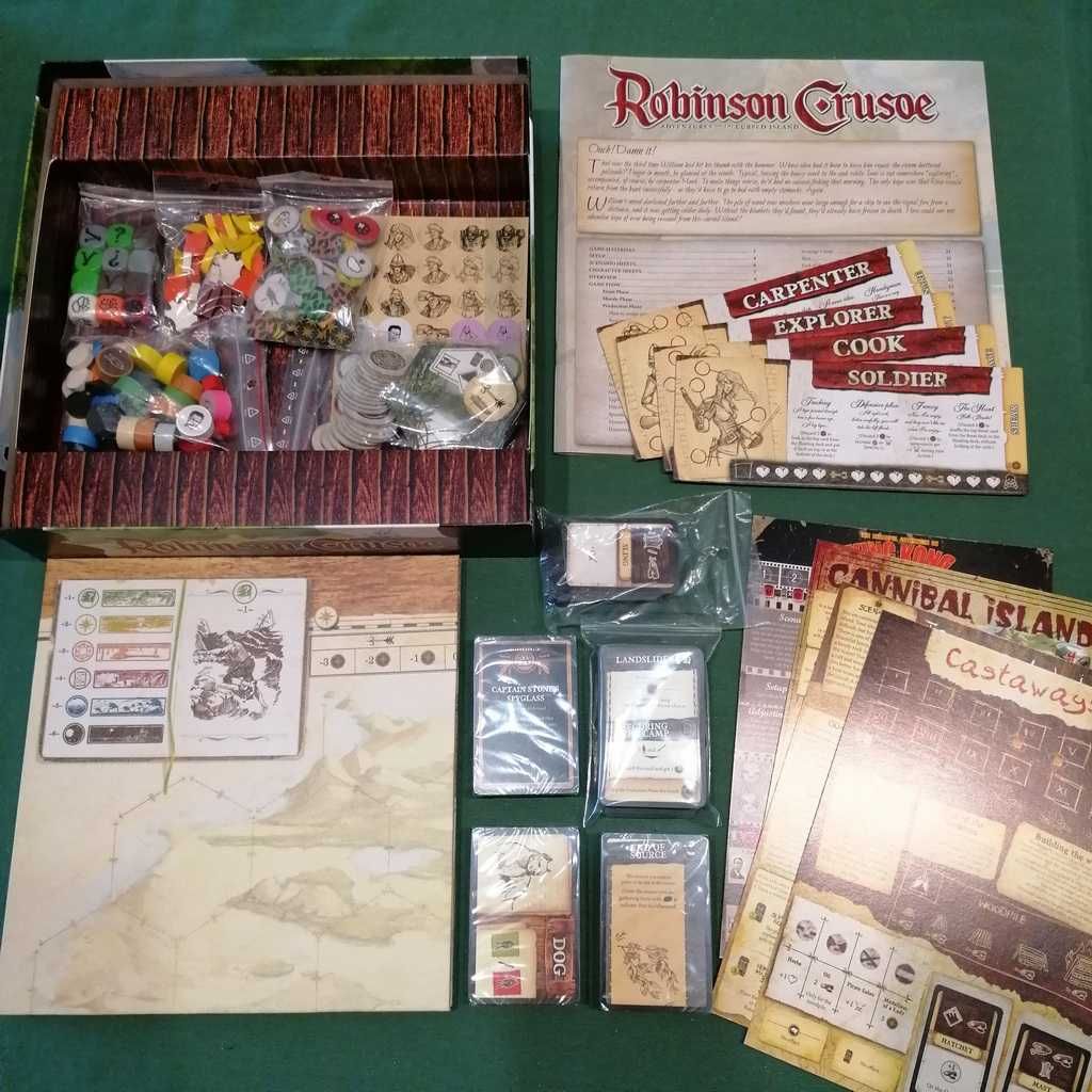 Robinson Crusoe - jogo de tabuleiro