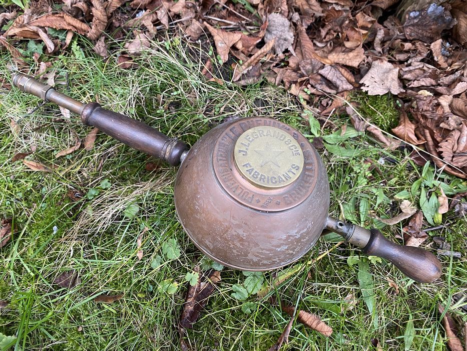 Francuski miedziany opryskiwacz „Le Phenix, Pulverisateur, Bruxelles”