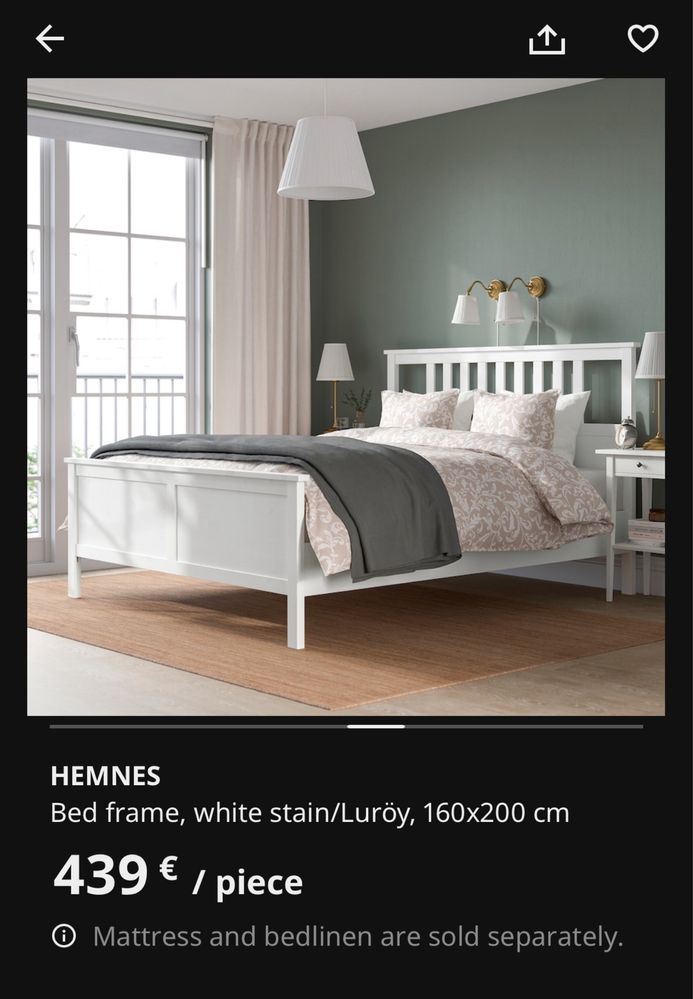 Cama IKEA Hemnes 160x200