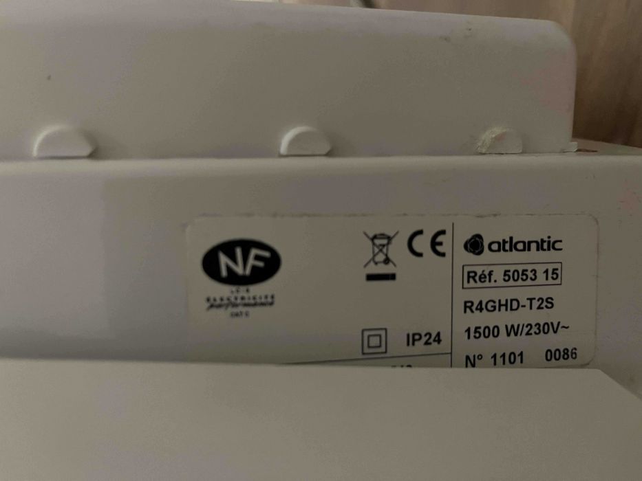 3 Aquecedores com emissor de calor ATLANTIC