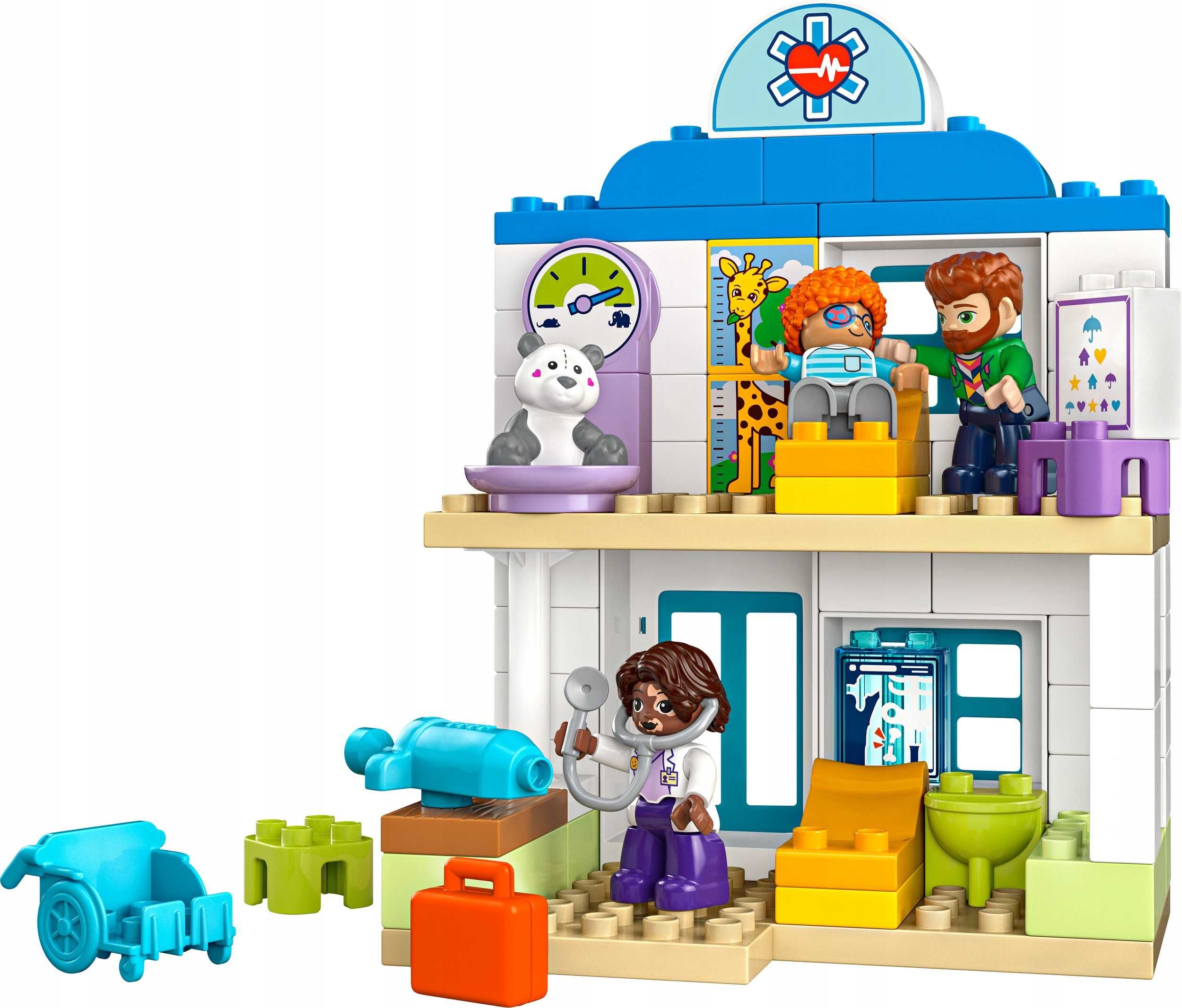 LEGO DUPLO 10449 Pierwszy Raz Wizyta U Lekarza Klocki Zestaw *NOWE*