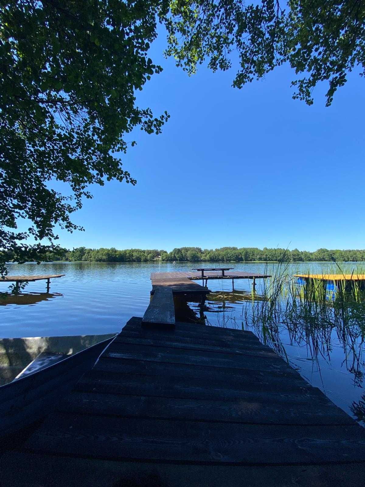 Domek nad jeziorem Łąkie sauna jacuzzi wakacje 2024