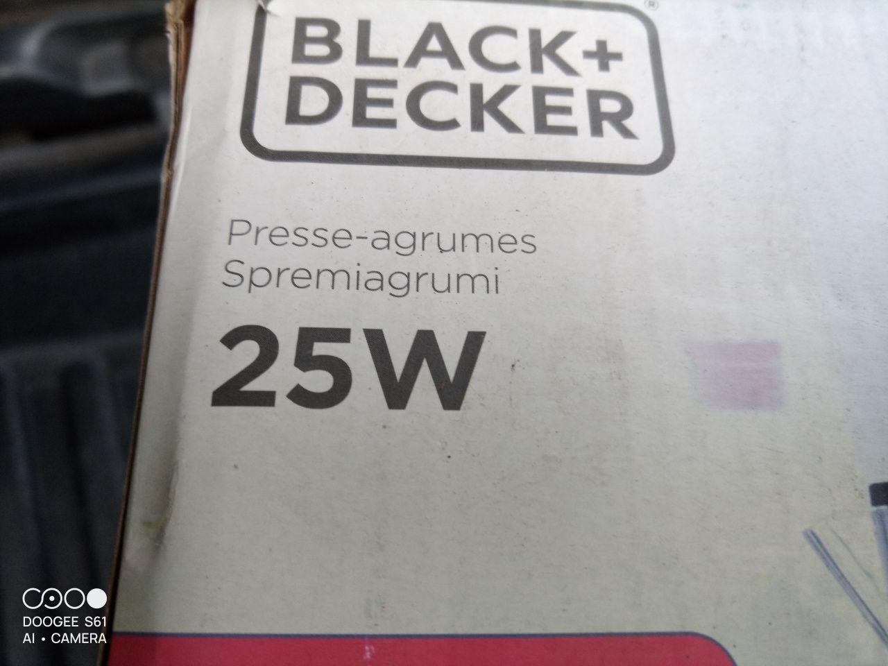Nowy wyciskacz do cytrusów Black & decker