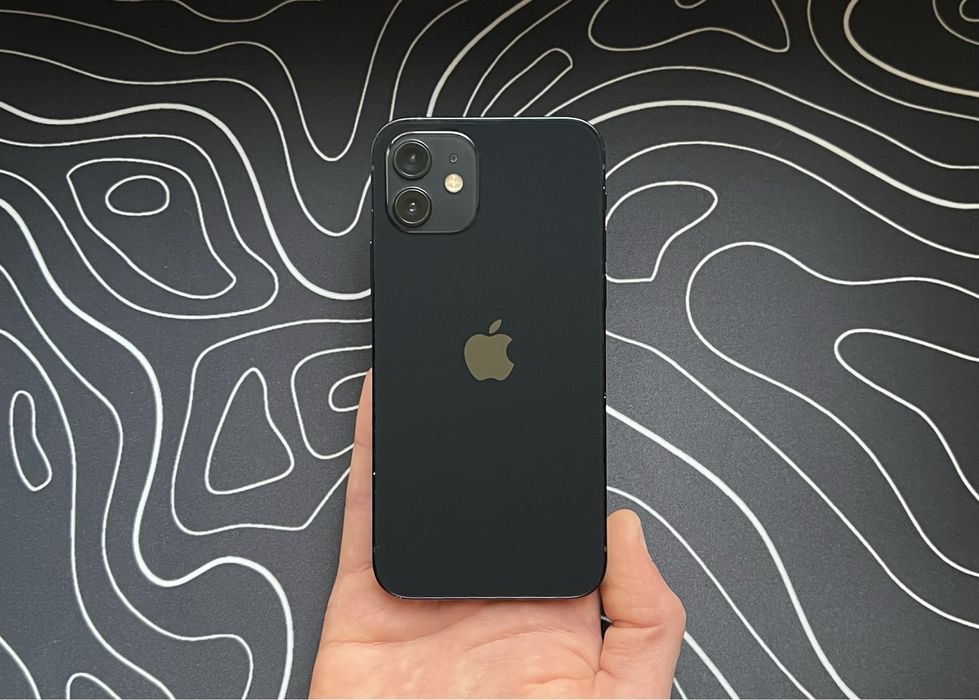 Отличный - iPhone 12 - 64 гб - 87% АКБ - NEVERLOCK - BLACK
