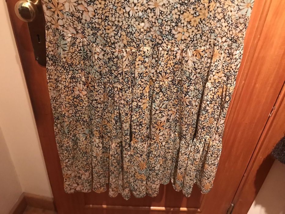 Vestido comprido Bershka