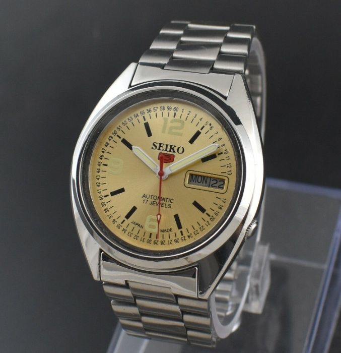 SEIKO Joia 17 Automático 5 - Relógio de Pulso Made Japan. 35 mm