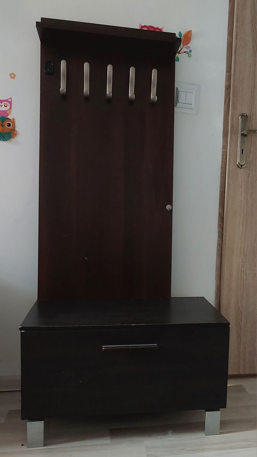 Wieszak, szafka na buty, meble do przedpokoju