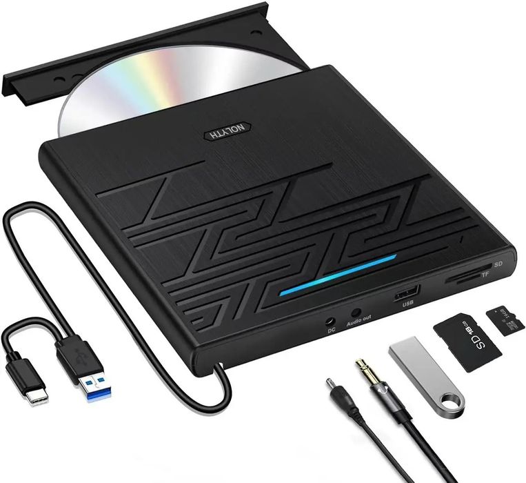 Зовнішній дисковод Nolyth External CD DVD Drive CT06