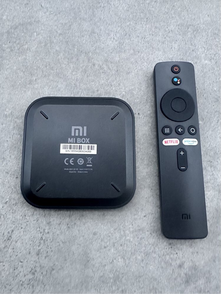 Odtwarzacz multimedialny 4K XIAOMI MI Box S Smart TV czarny