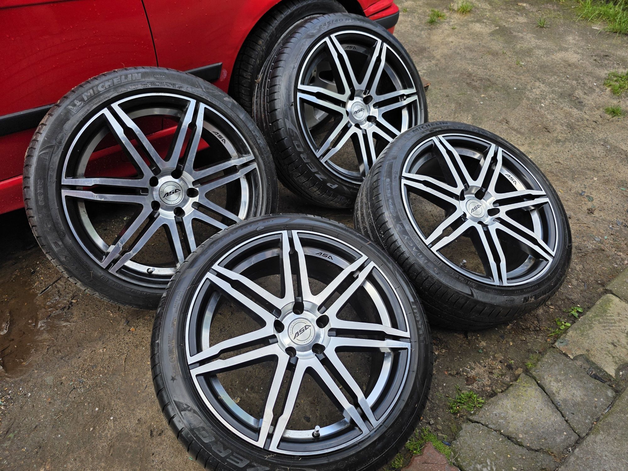 Koła Felgi 5x112 19 cali opony 22r audi/mercedes/volkswagen