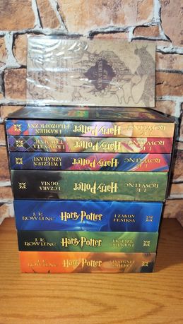 Komplet,zestaw książek z serii Harry Potter, stare wydanie,miękka opra