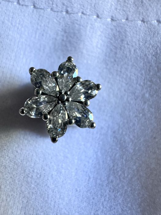 Charms Pandora koralik srebro ale s925 silver kwiatek