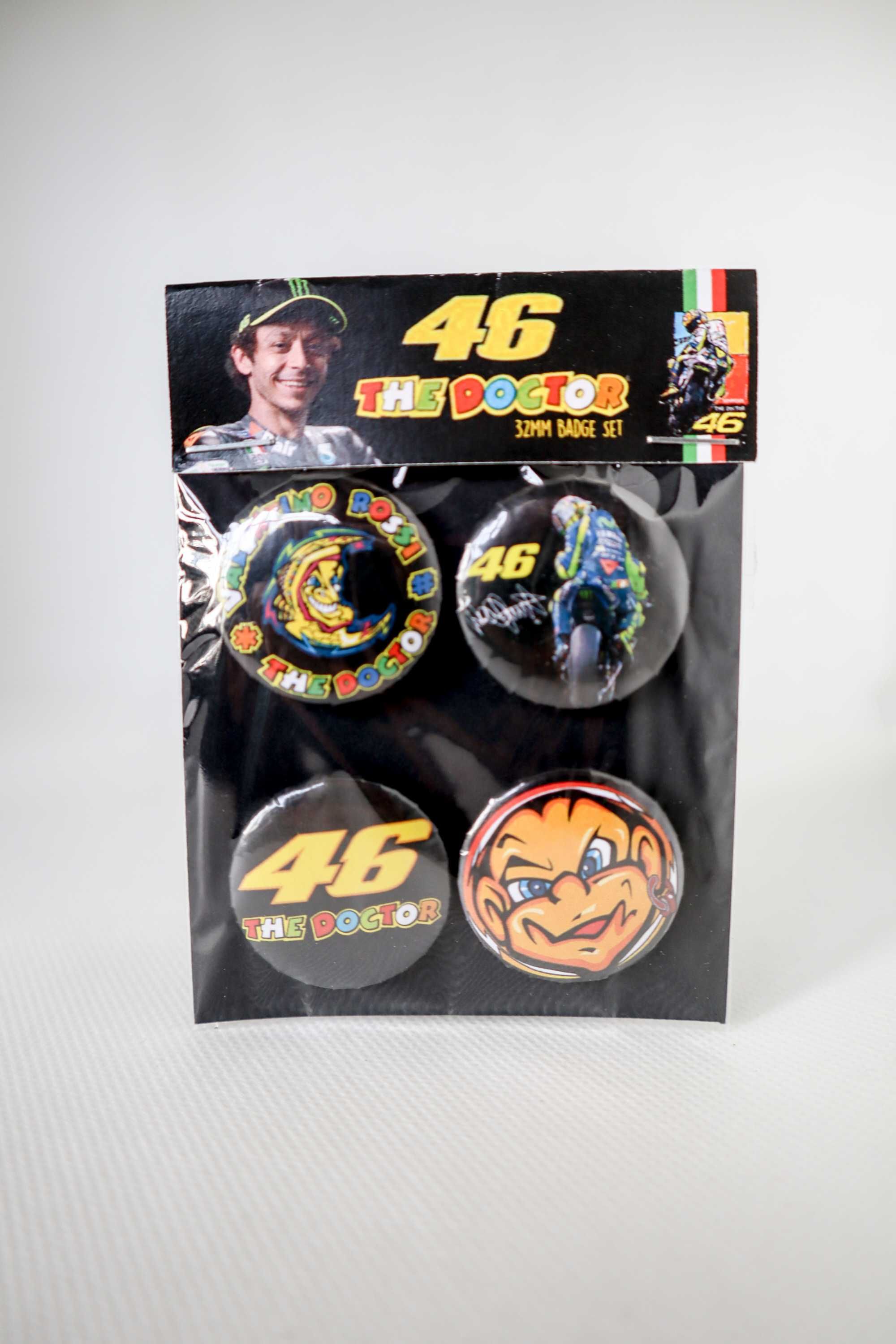 Valentino Rossi 46 Pins/Crachás , 4x 32mm coleção