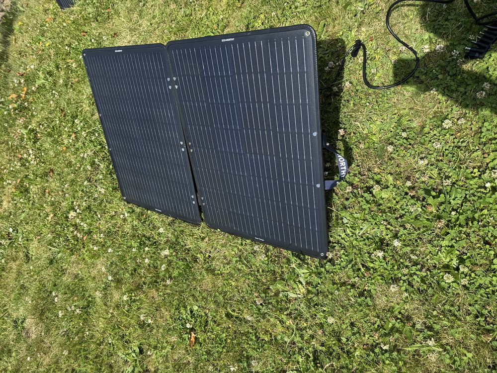 ECO-WORTHY 12V 100W Przenośny składany panel solarny