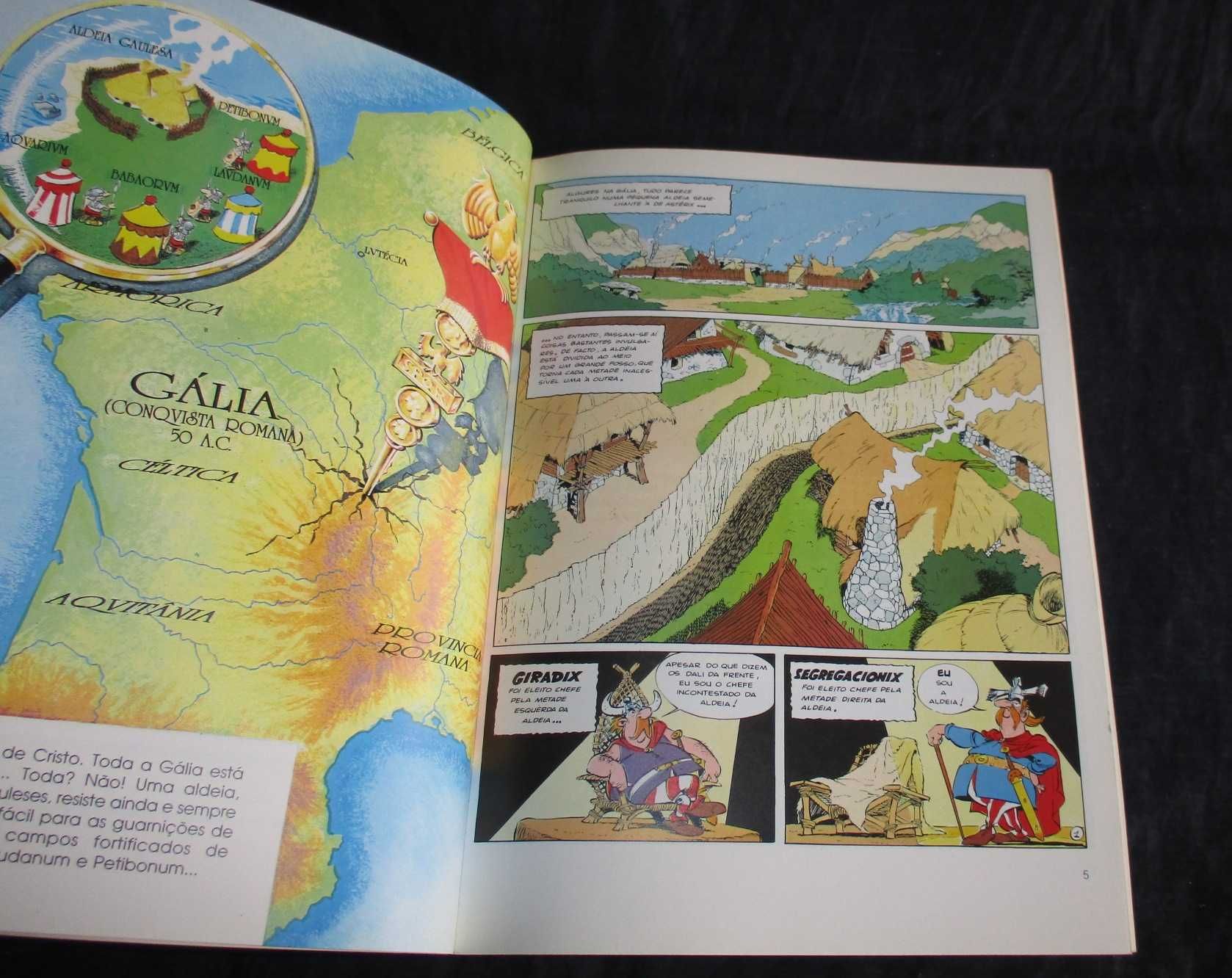 Livro O Grande Fosso Astérix Meribérica 1992