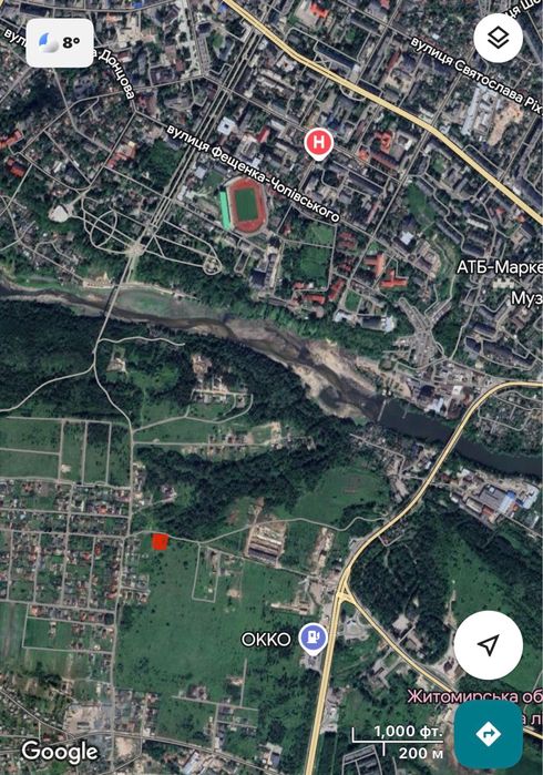 ділянка зарічани 0.1437 га