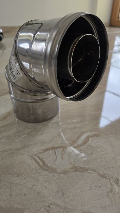 Kolano 90° TURBO 60/100