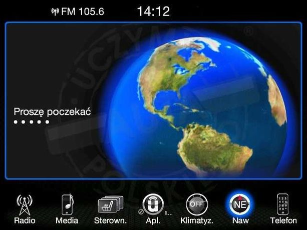 Chrysler 200 UC84 Polskie menu radio mapa USA-EU