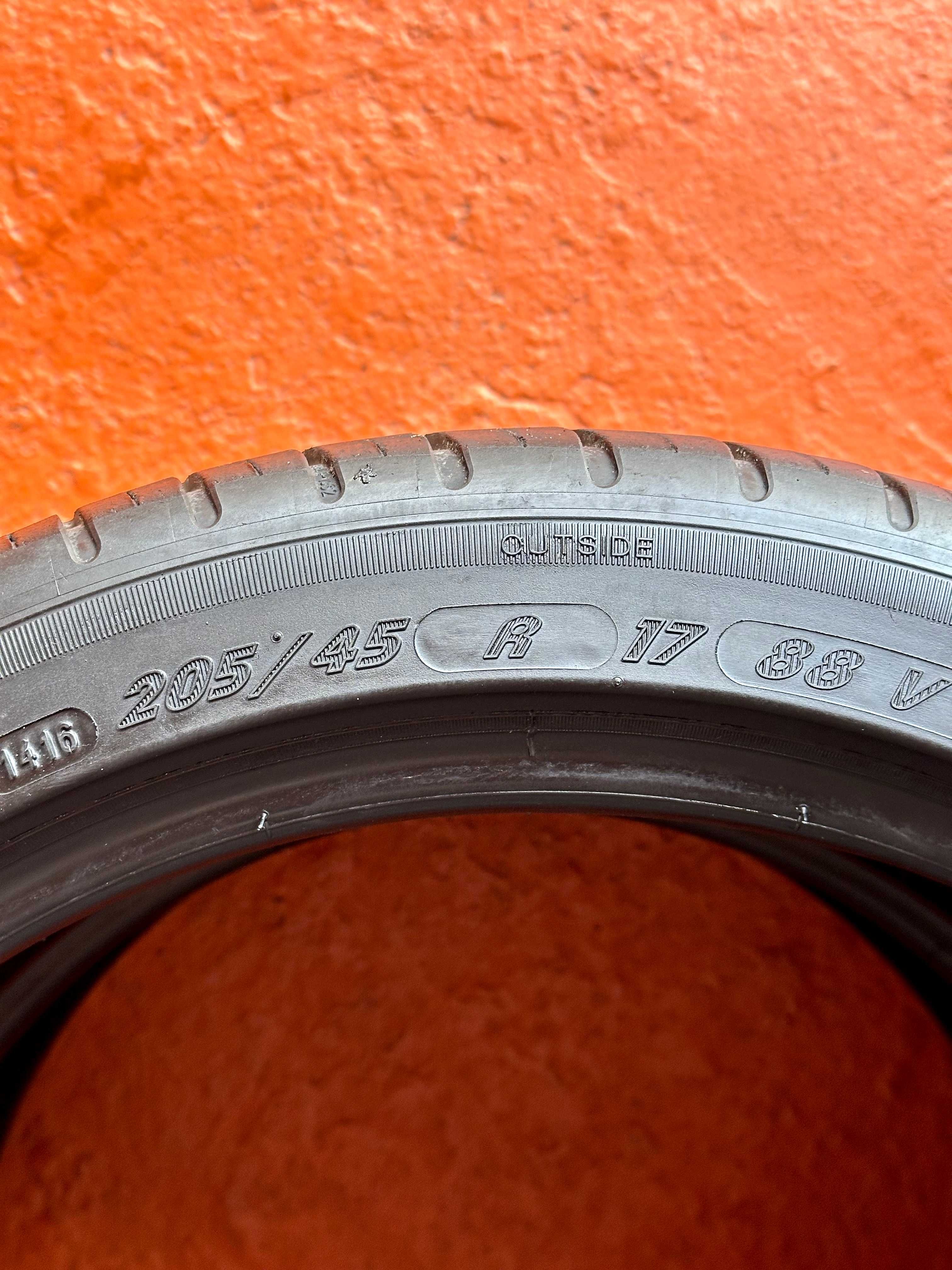 Pneus Michelin Pilot Sport 3 - 205/45/17 - Como NOVOS