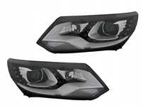 Reflektor Lampa kpl Day line light LED DRL diody Tuning VW Tiguan 5n FL 11-