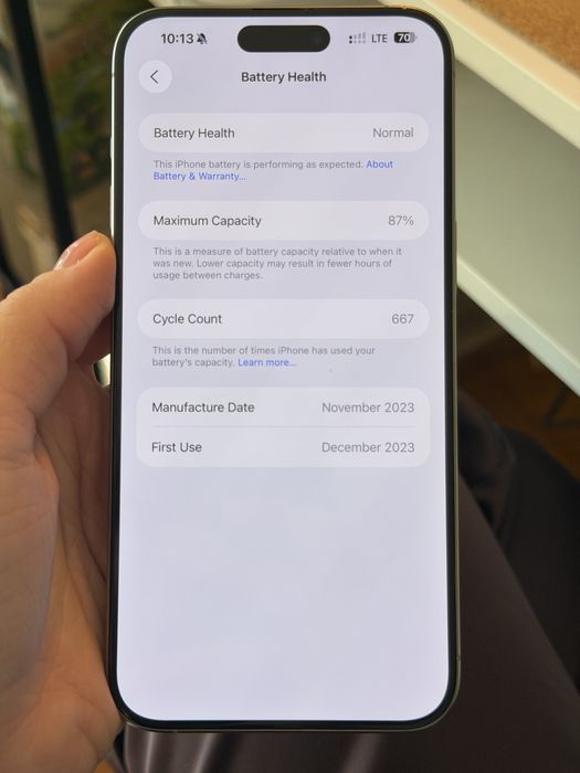 Iphone 15 Pro Max Titânio Natural