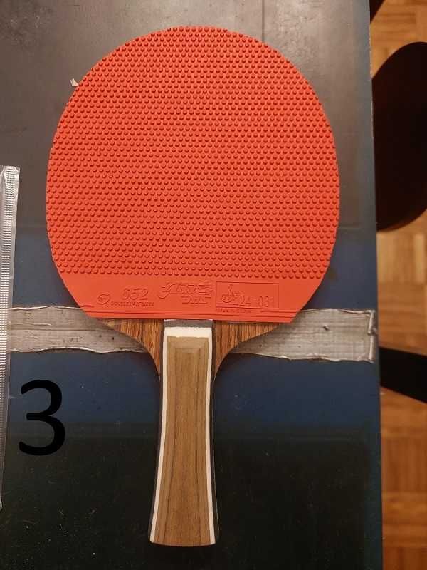 Tenis de Mesa Madeiras e Borrachas