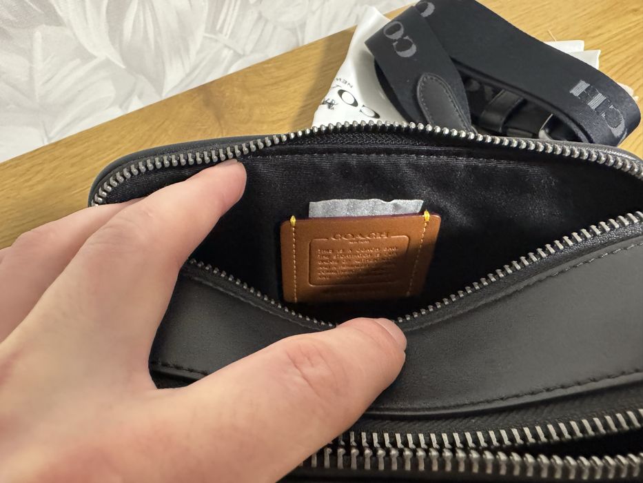 Сумка чоловіча COACH Wyatt Crossbody Bag In Signature Canvas Black