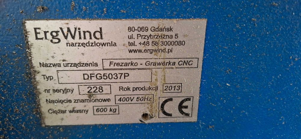 Frezarka, Ploter, Grawerka,  Maszyna CNC Egrwind