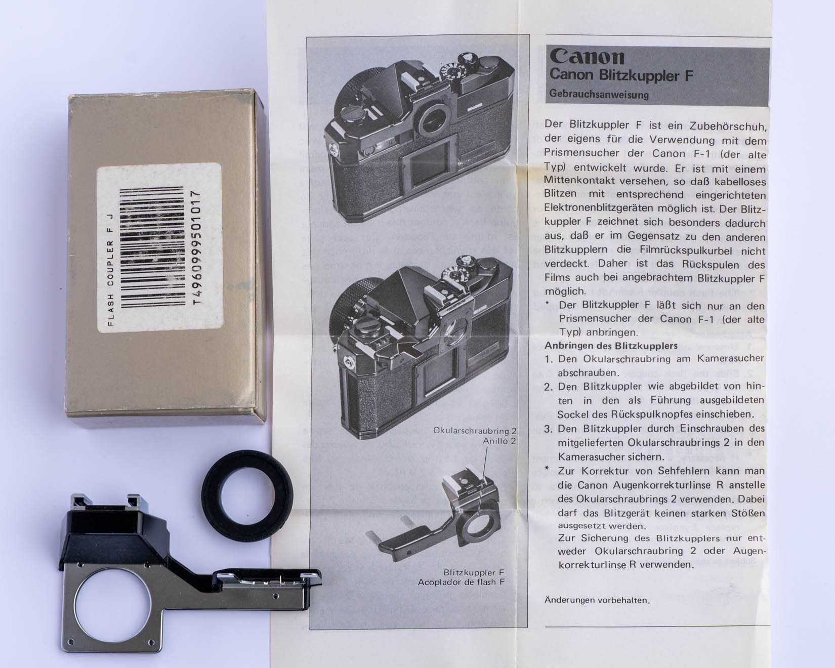 SANKI lampy błyskowej Canon F-1 "NOWE" !
