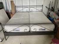 Cama casal 180/200 em ferro