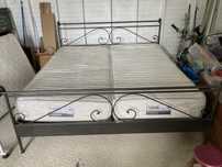 Cama casal 180/200 em ferro