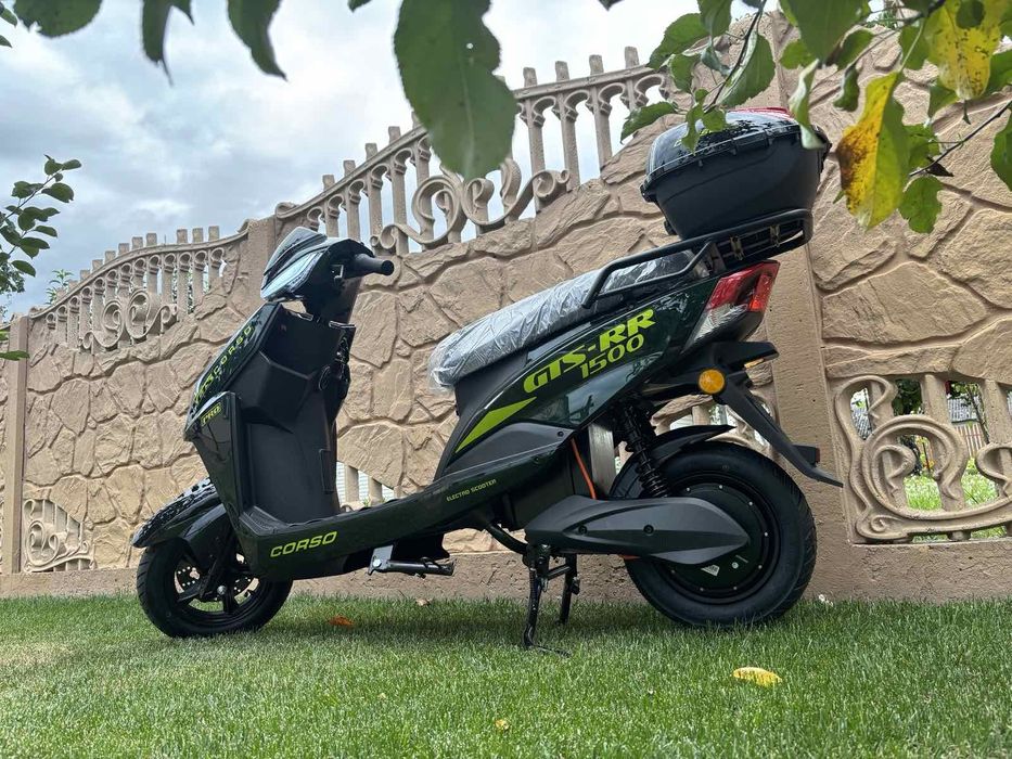 Електроскутер Corso GTS RR Pro 1500W 72V/32Ah батареї ЛІТІЙ-ЗАЛІЗО-ФОС