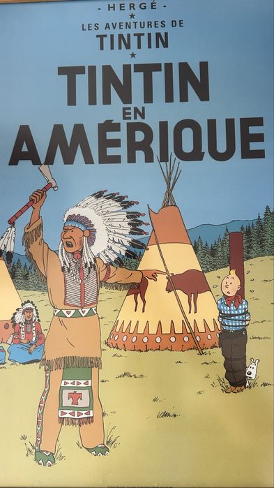 Quadro TinTin com moldura