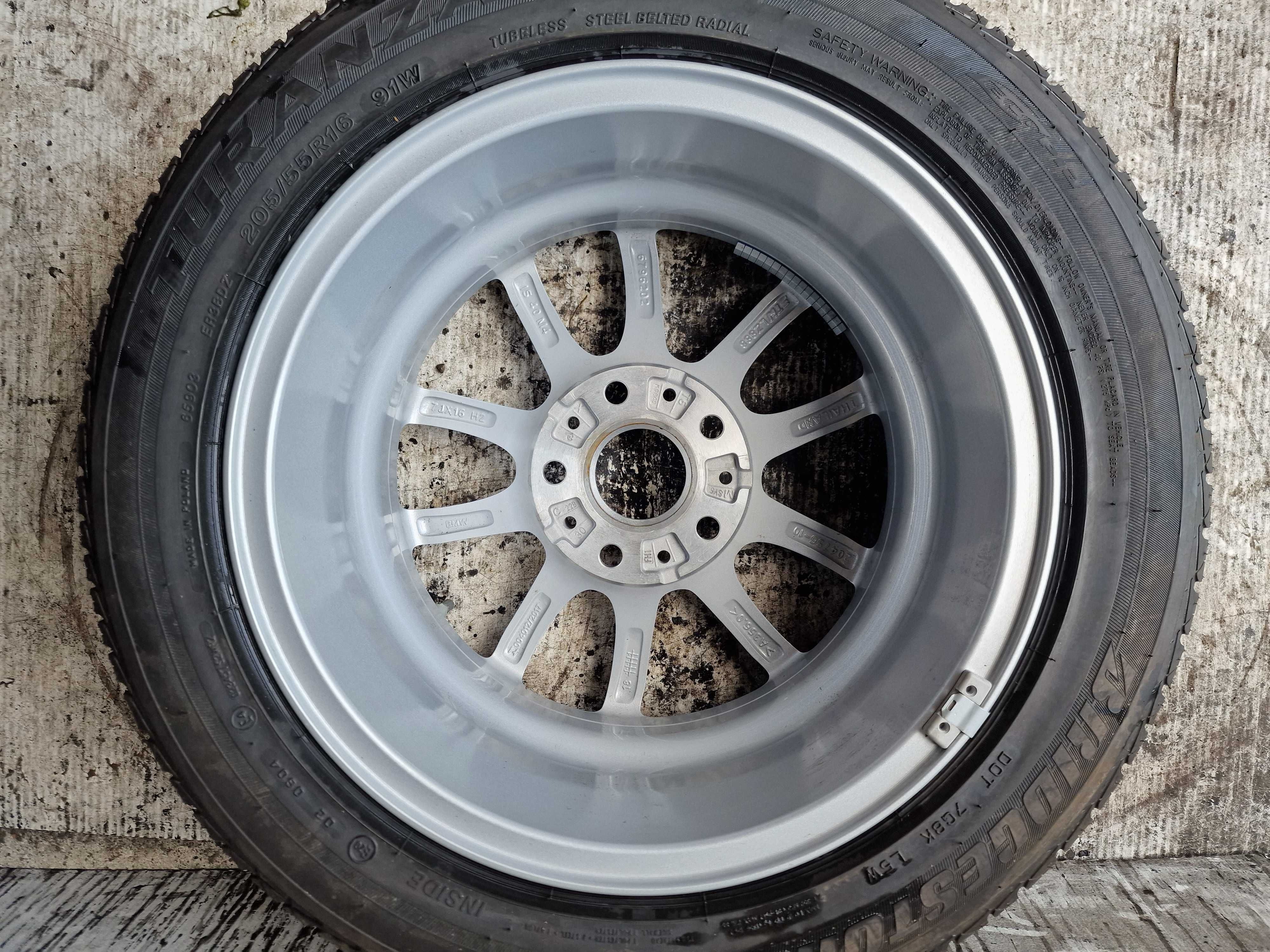 Sprzedam Nowe koło zapasowe / zapas BMW 5x120 205/55 16" Bridgestone