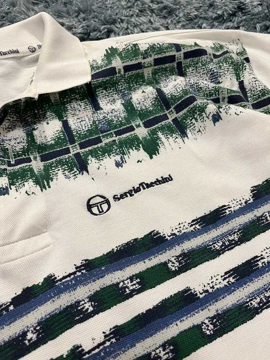Sergio Tacchini Białe Polo