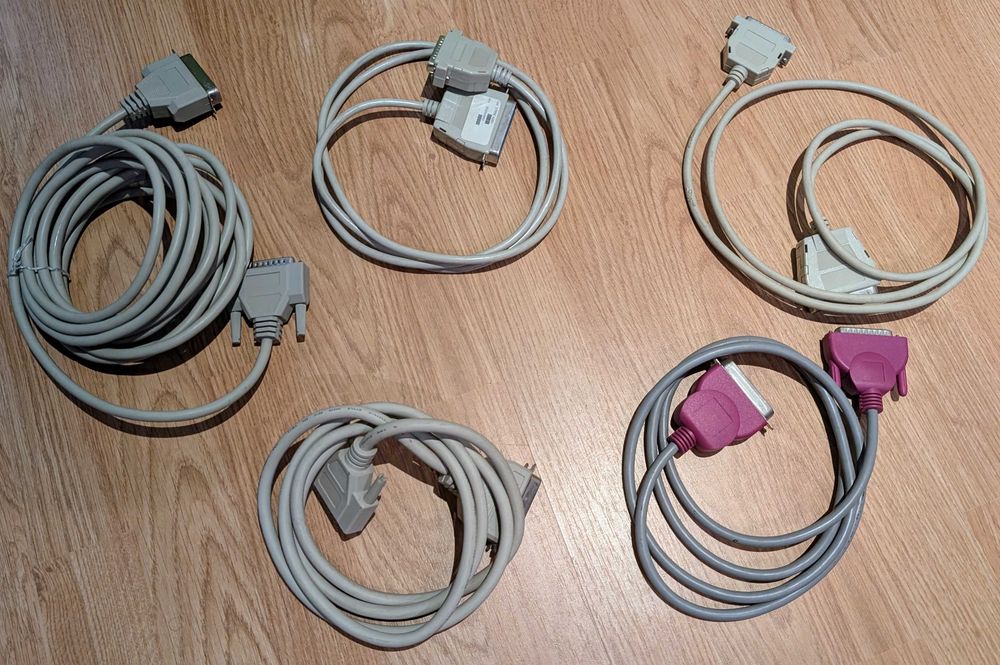 Cabos impressora porta paralela LPT