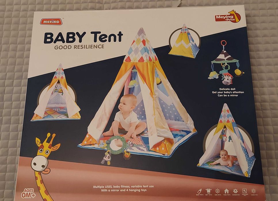 Mata edukacyjna - Namiot dla niemowląt Baby Tent - Meying Price - NOWY