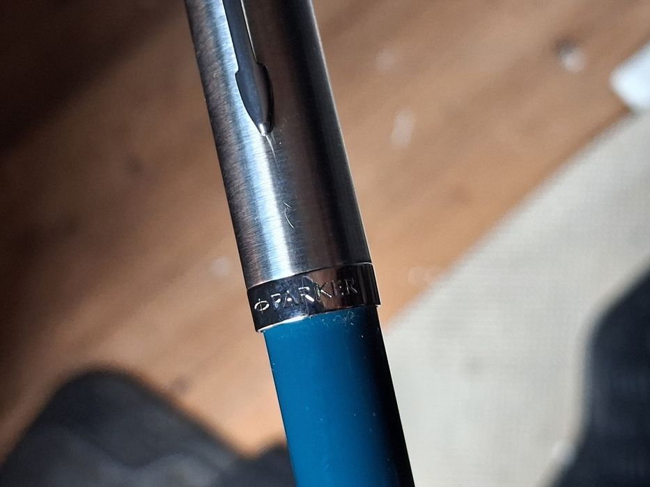 Caneta Ballpoint Parker 51 teal blue e aço